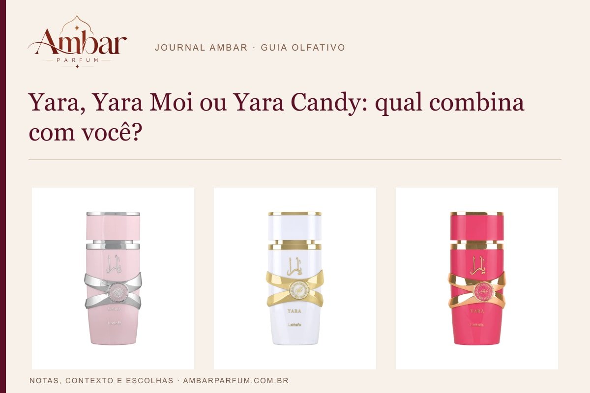 Composição editorial: Yara, Yara Moi ou Yara Candy: qual combina com você?